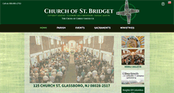 Desktop Screenshot of churchofstbridget.com